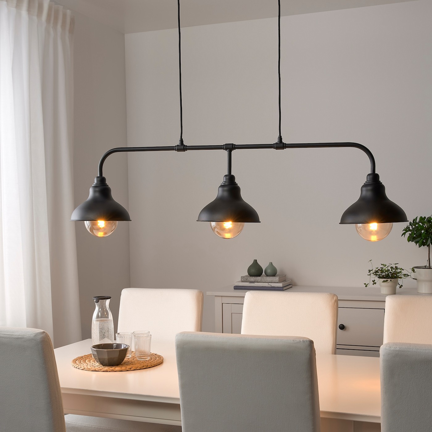 AGUNNARYD Pendant lamp with 3 lamps