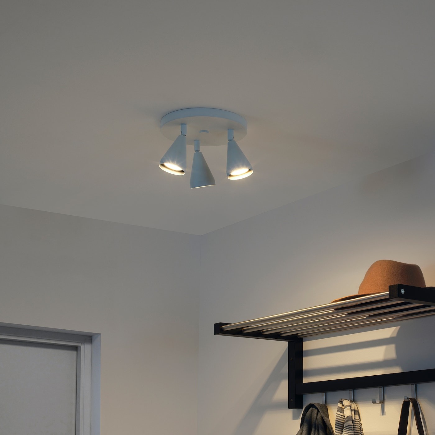 NÄVLINGE Ceiling spotlight with 3 spots