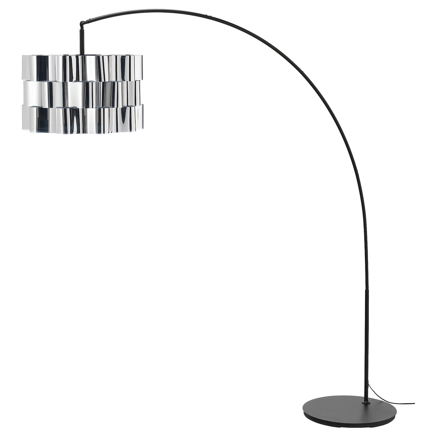 ÄLVSTARR / SKAFTET Floor lamp, arched