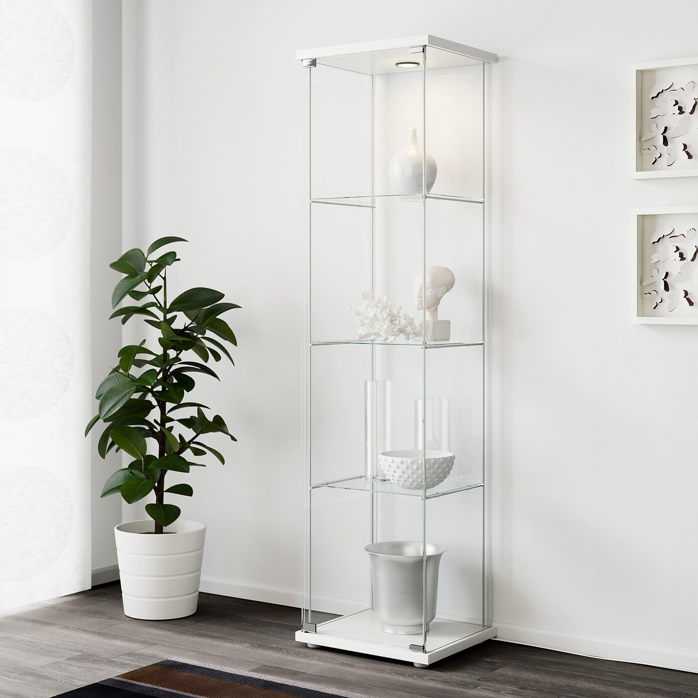 DETOLF Glass-door cabinet