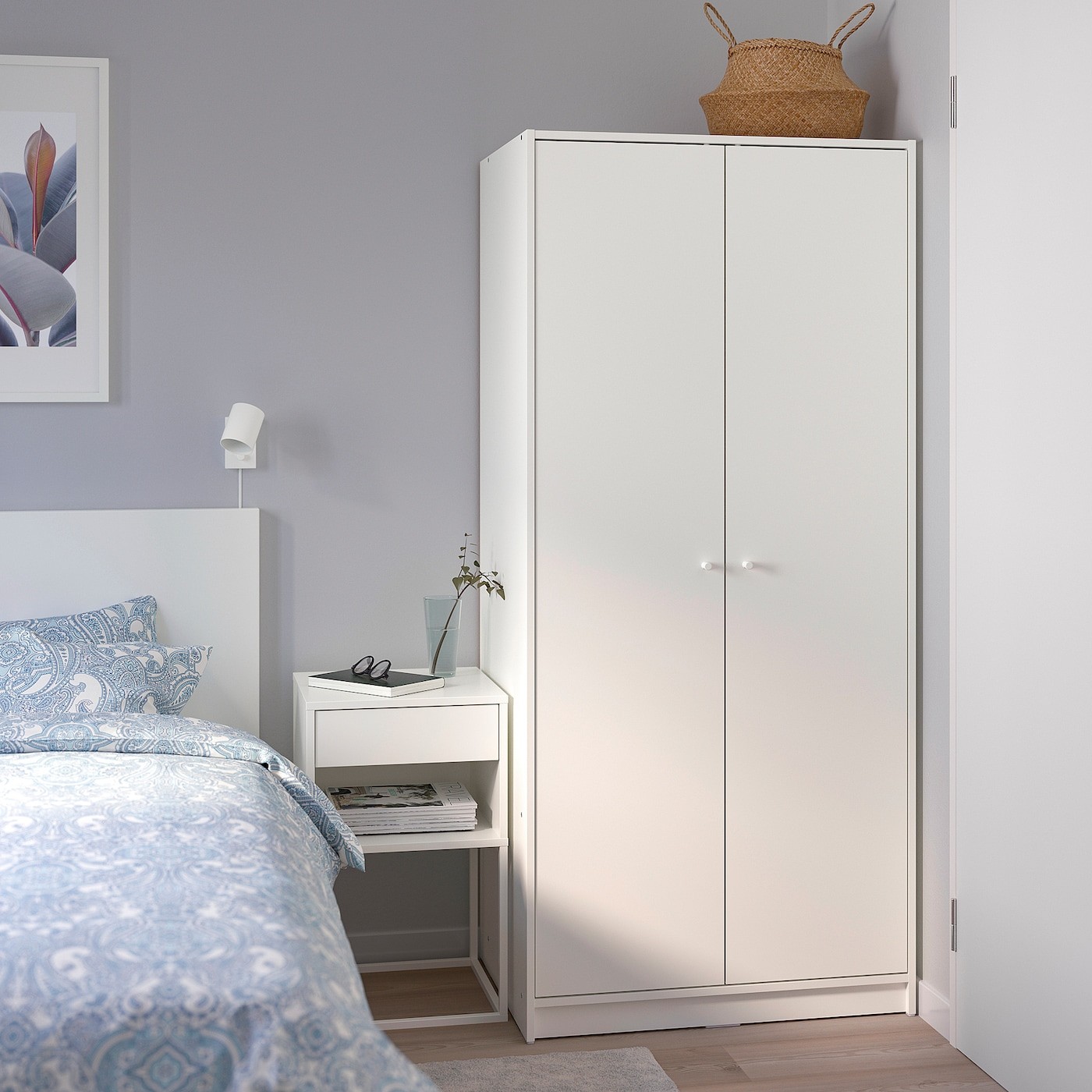 KLEPPSTAD Wardrobe with 2 doors