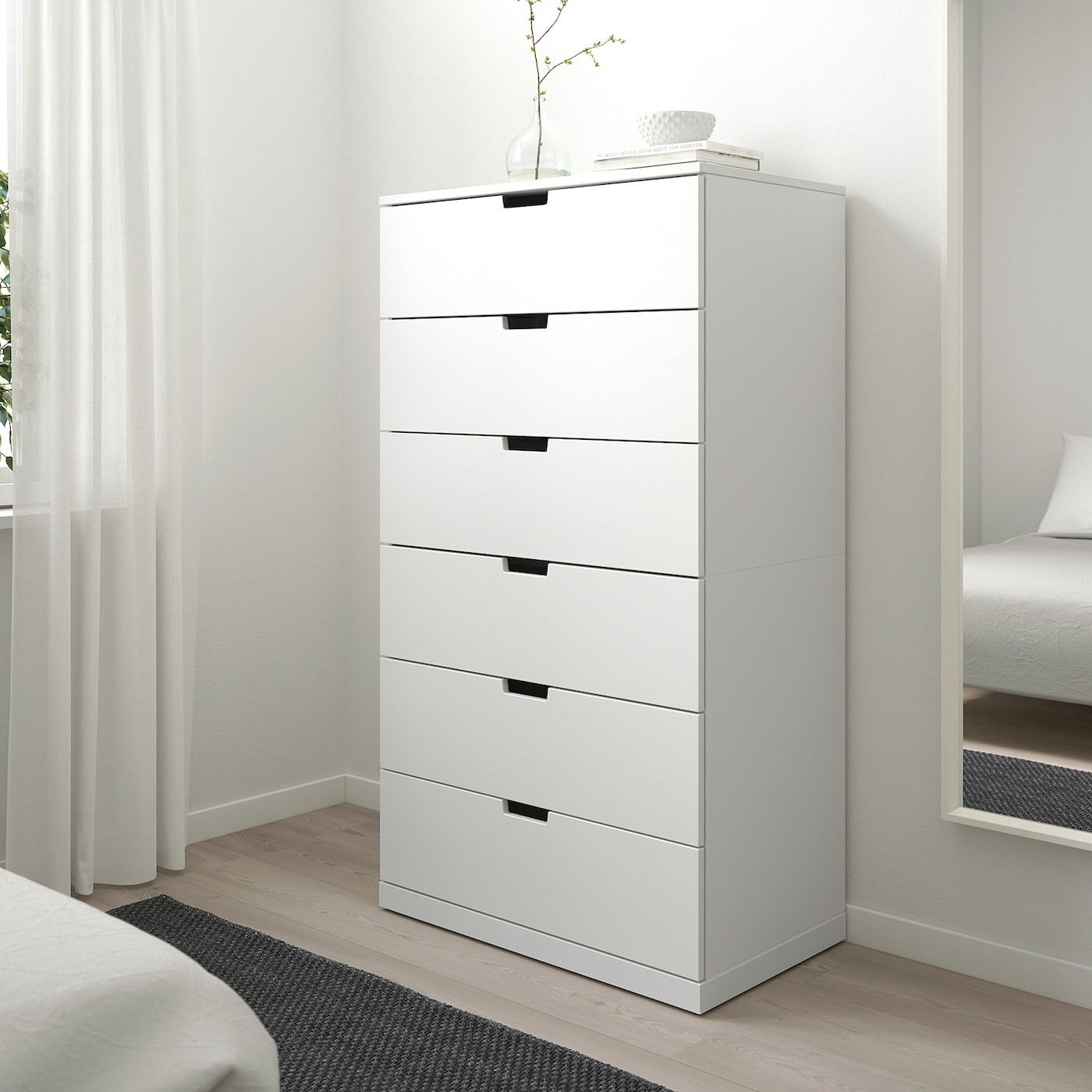 NORDLI Chest of 6 drawers