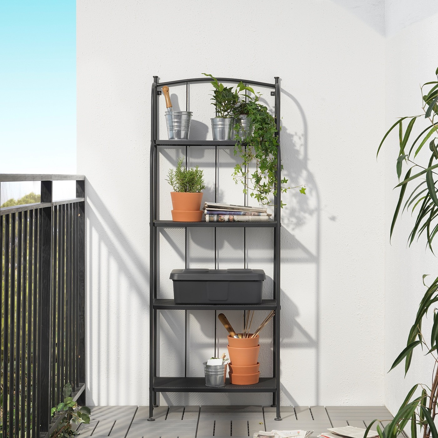 LÄCKÖ Shelving unit, outdoor