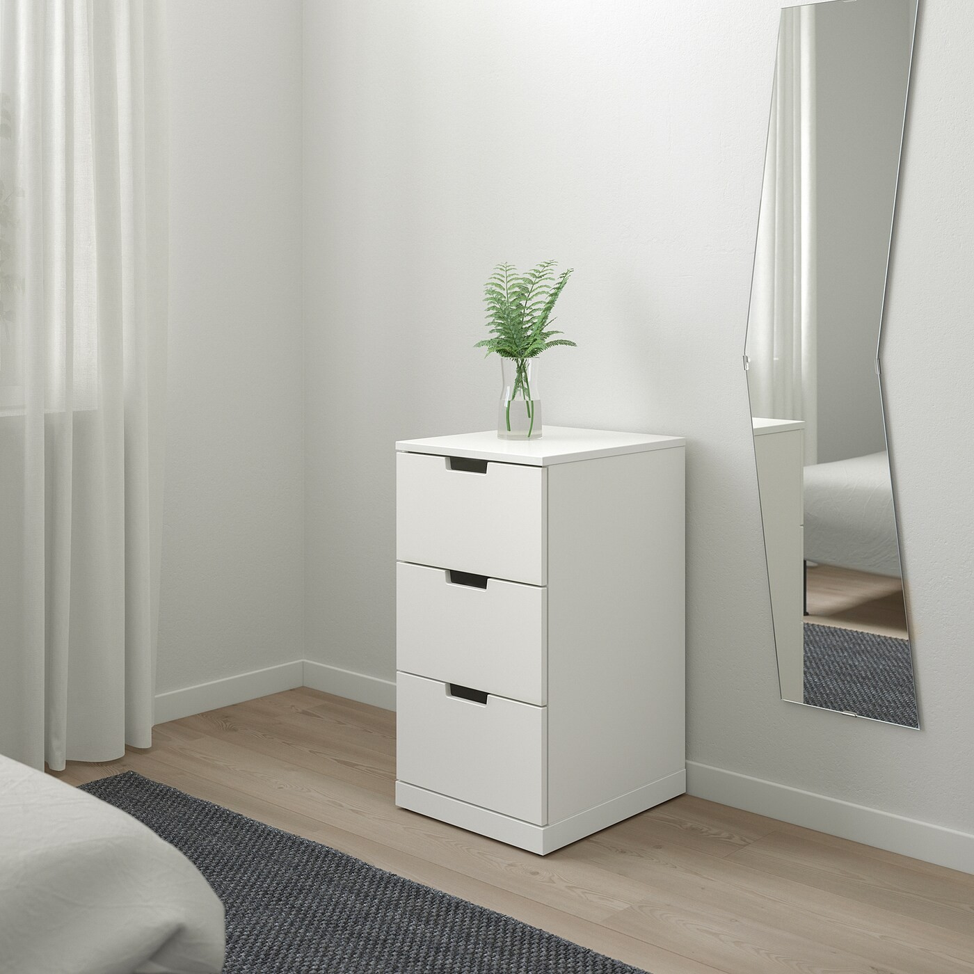 NORDLI Chest of 3 drawers