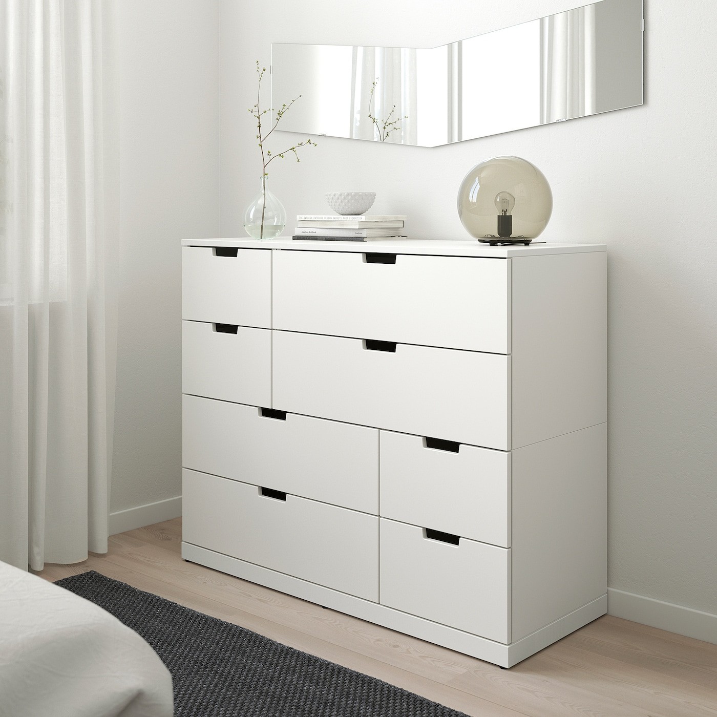 NORDLI Chest of 8 drawers