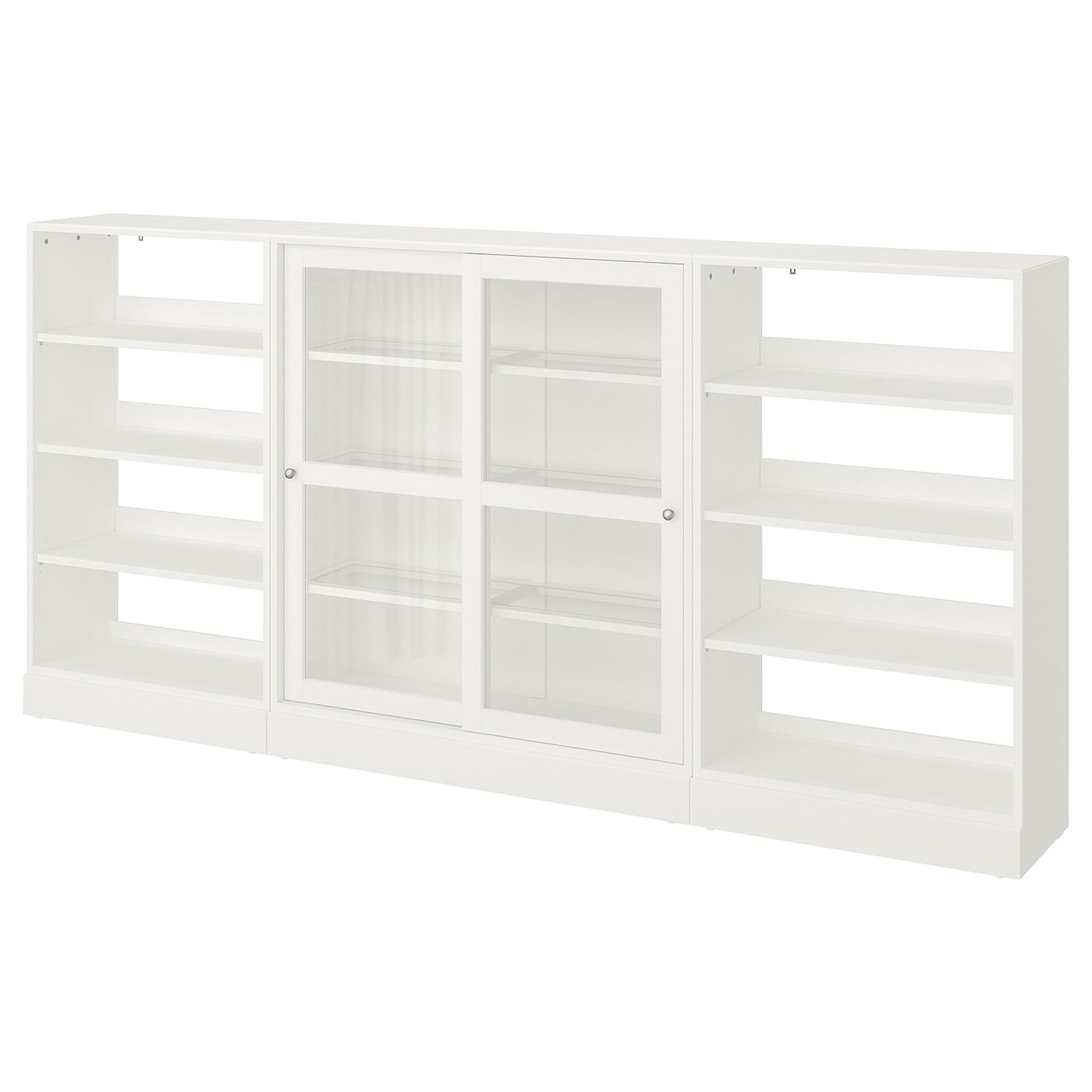 HAVSTA Storage comb w sliding glass doors