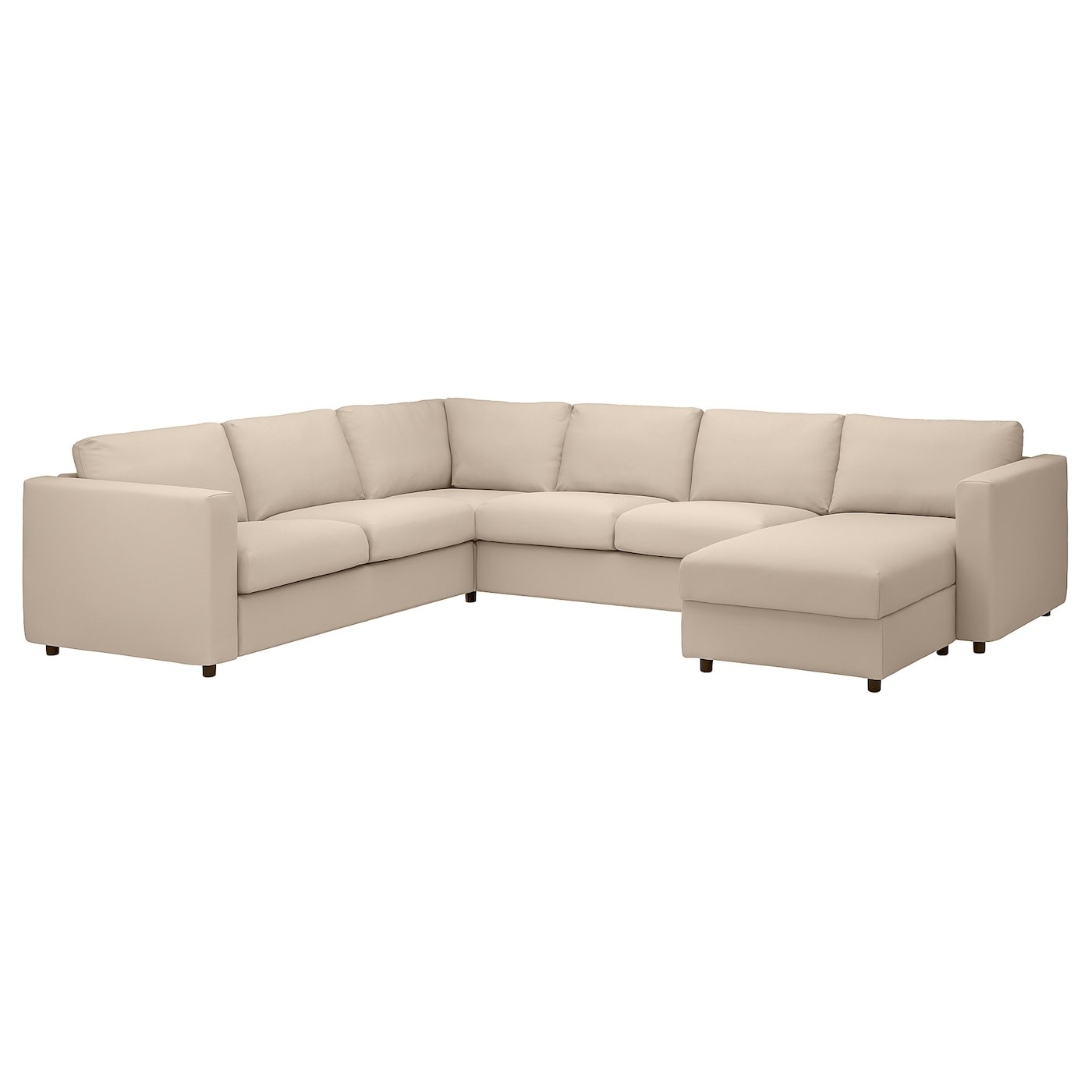 VIMLE Cvr crnr sofa, 5-seat w chaise lng