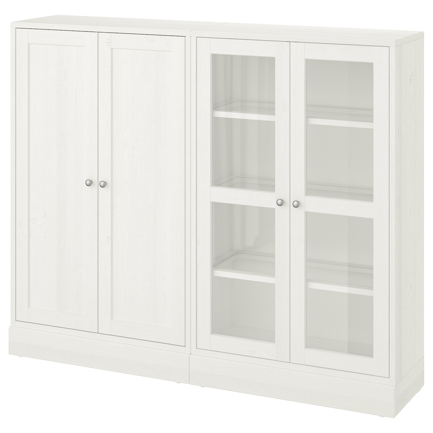 HAVSTA Storage combination w glass-doors