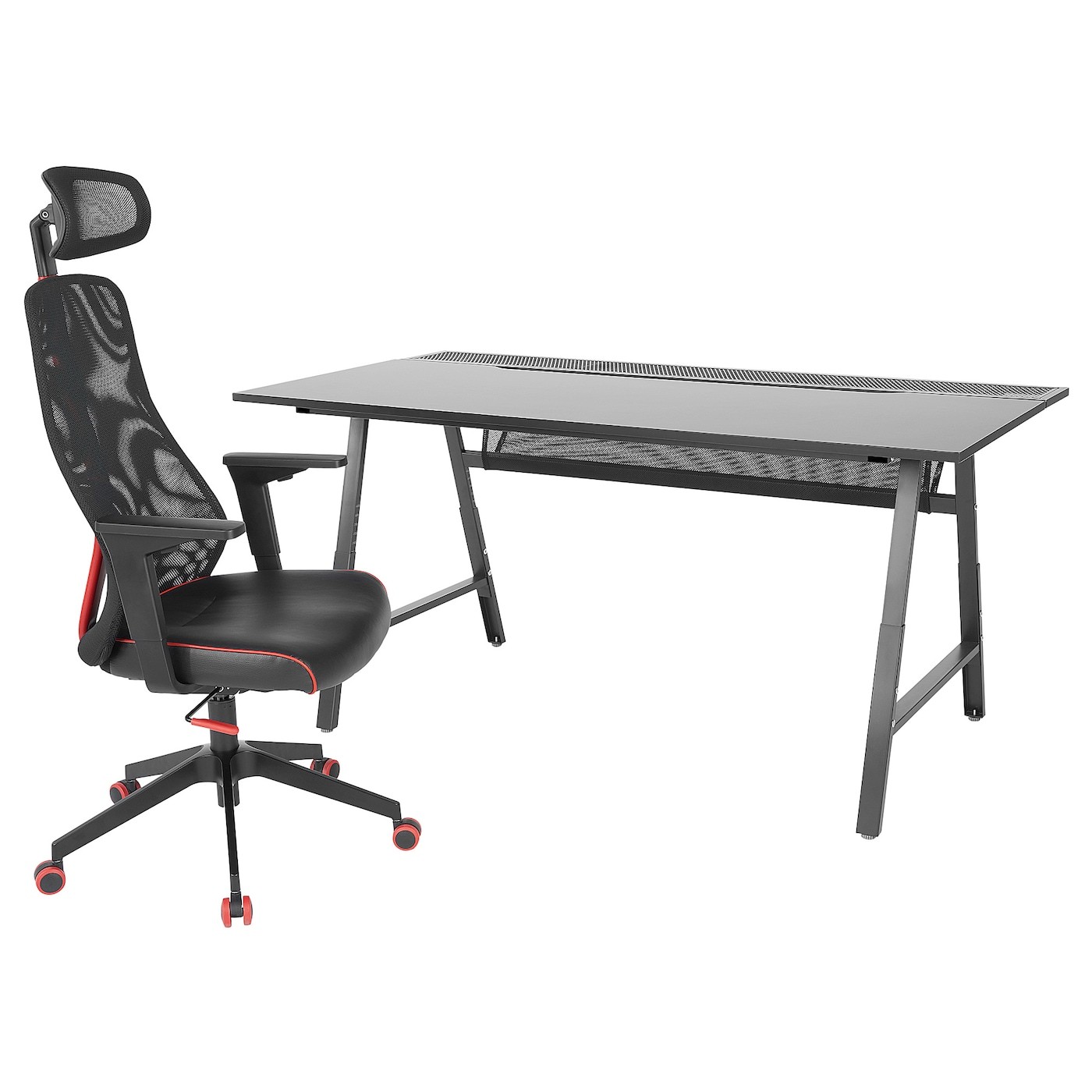 UTESPELARE / MATCHSPEL Gaming desk and chair