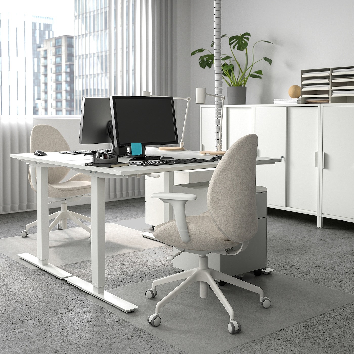 TROTTEN / SKARSTA Desk sit/stand