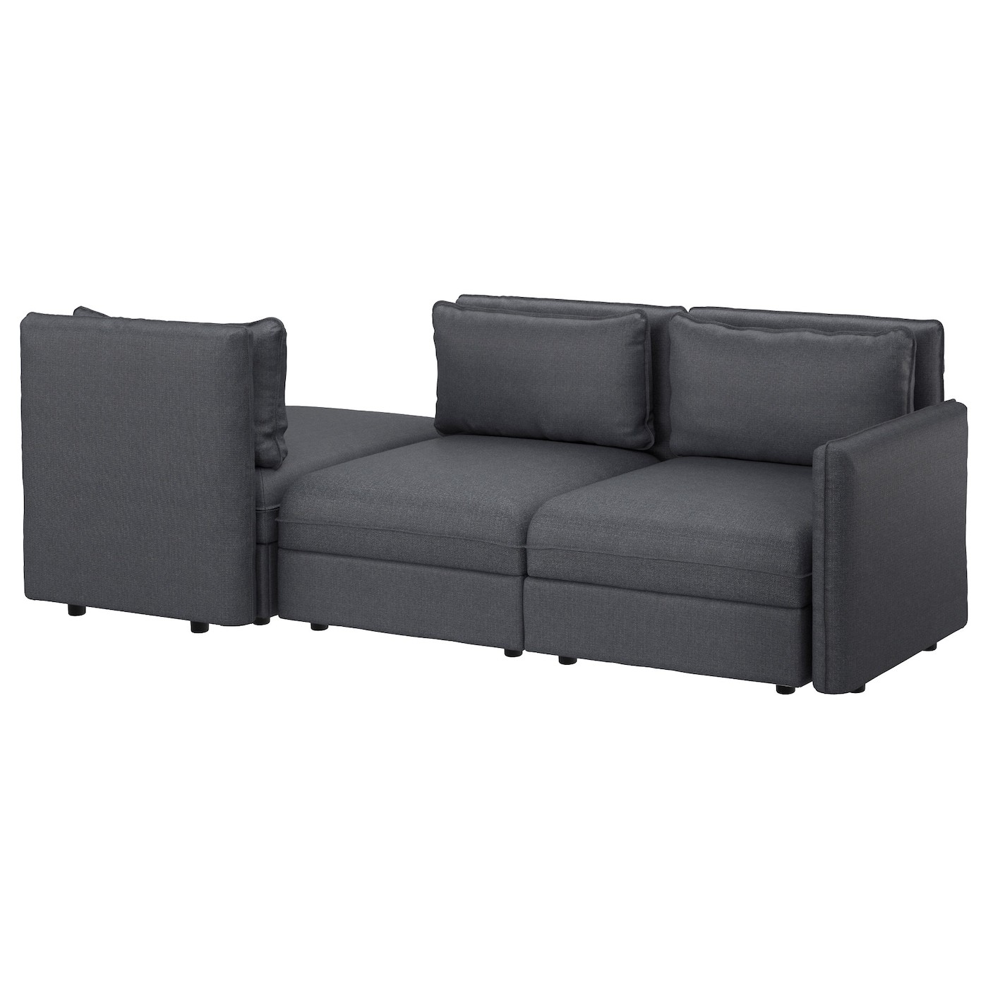 VALLENTUNA 3-seat modular sofa with sofa-bed