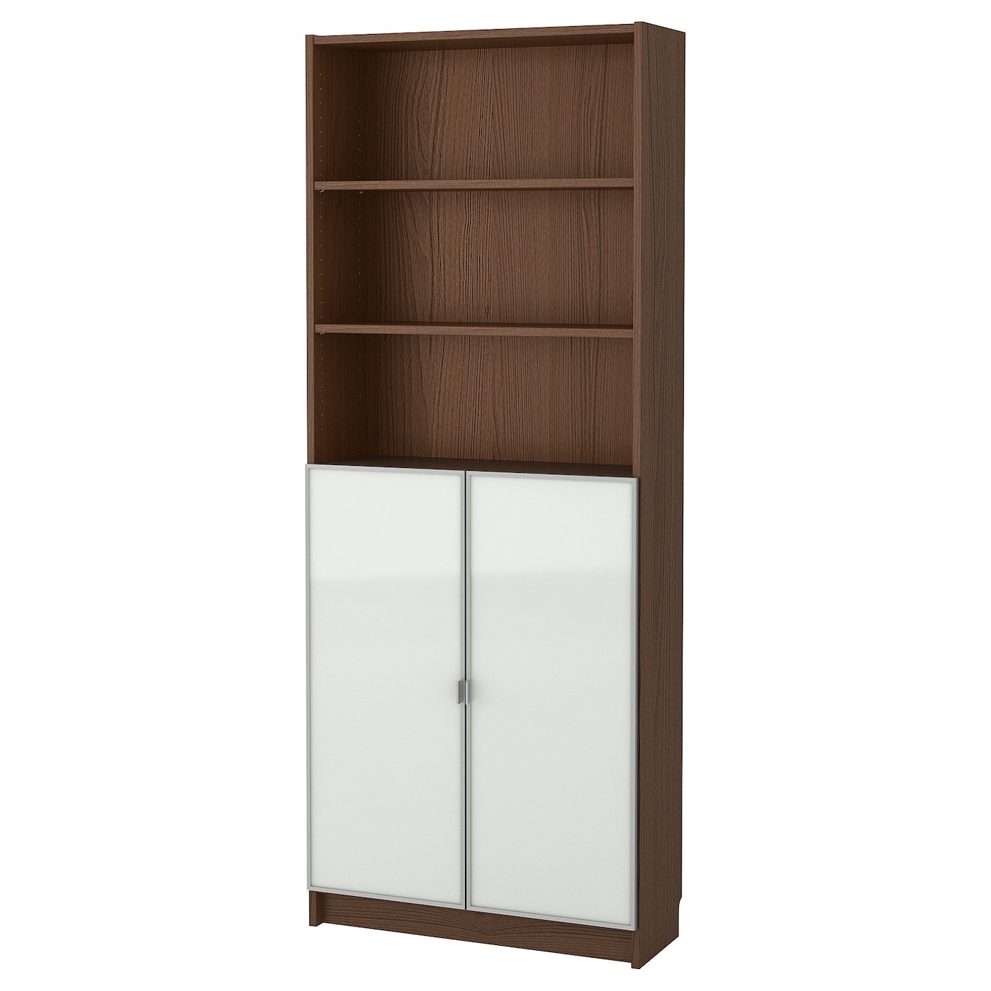 BILLY / MORLIDEN Bookcase with glass-doors