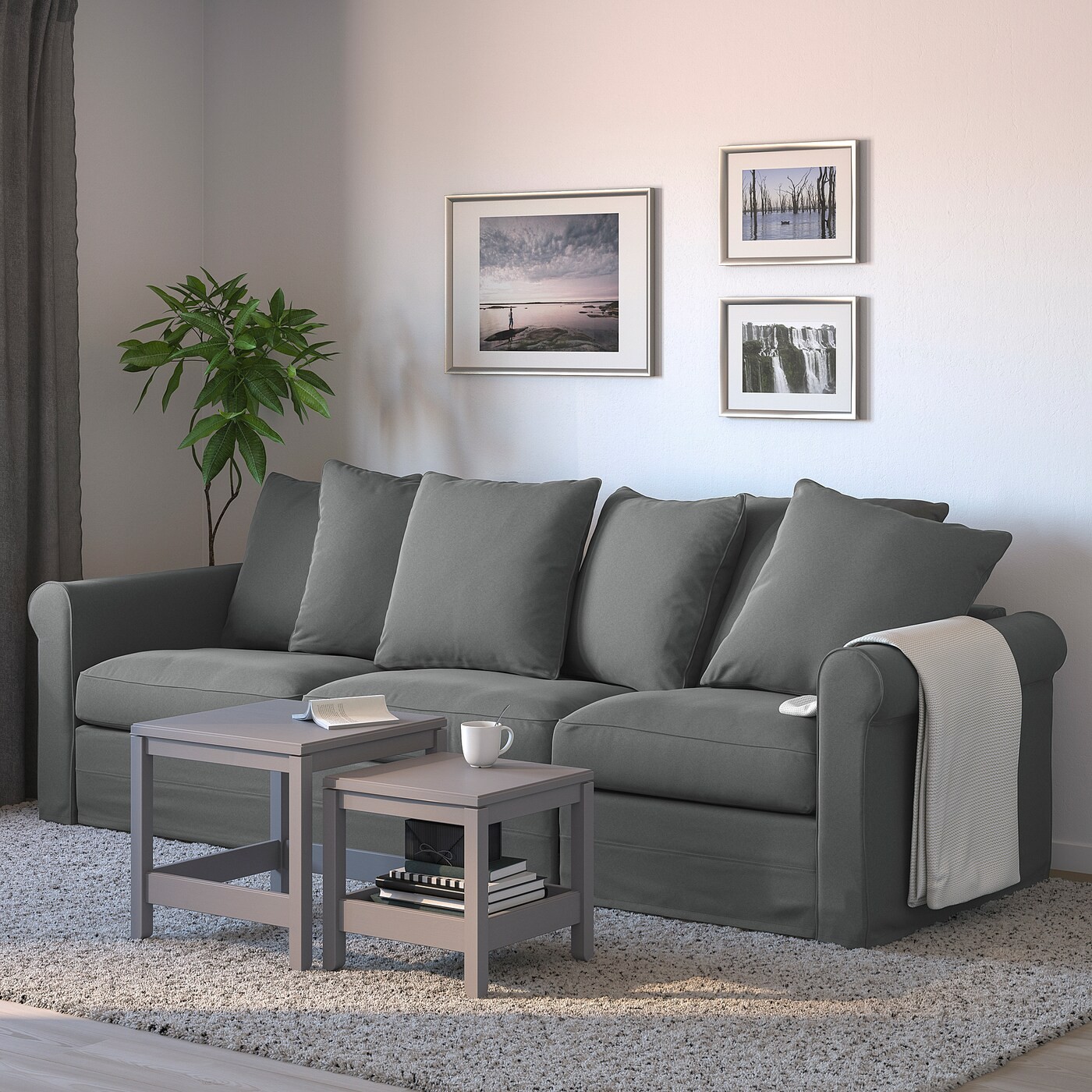 GRÖNLID 3-seat sofa-bed