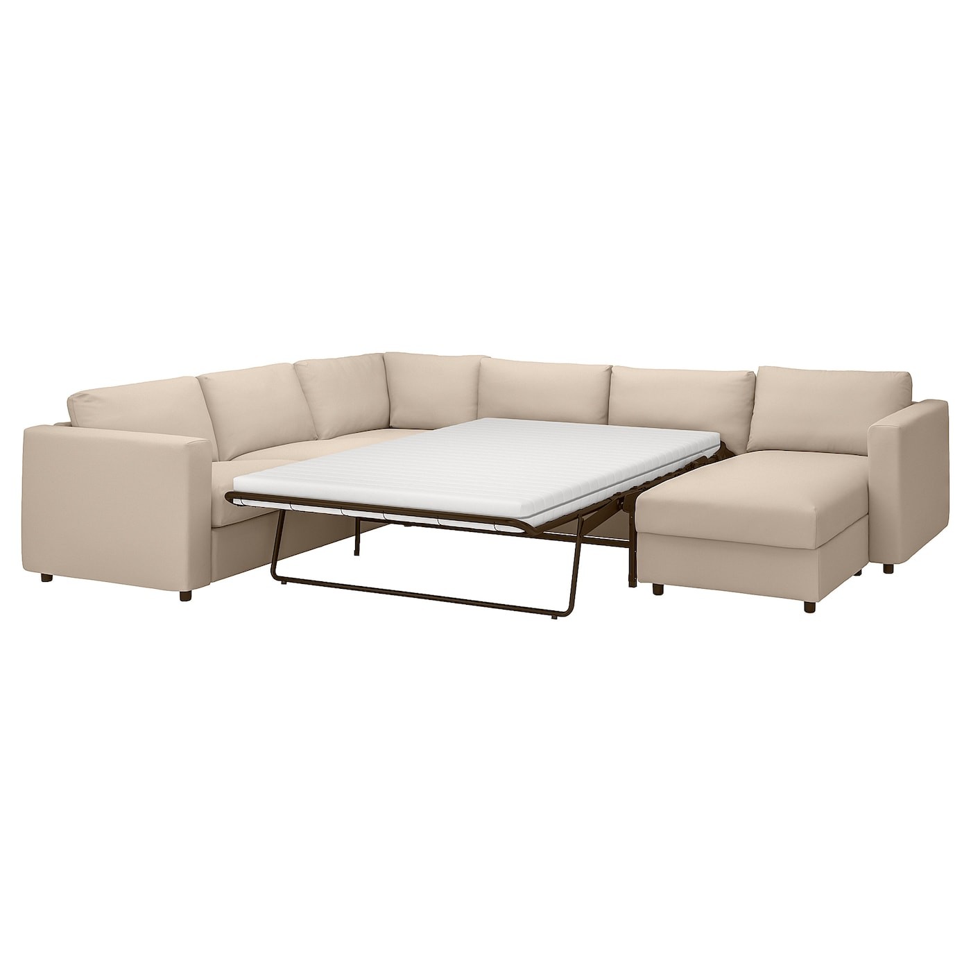 VIMLE Crnr sofa-bed, 5-seat w chaise lng