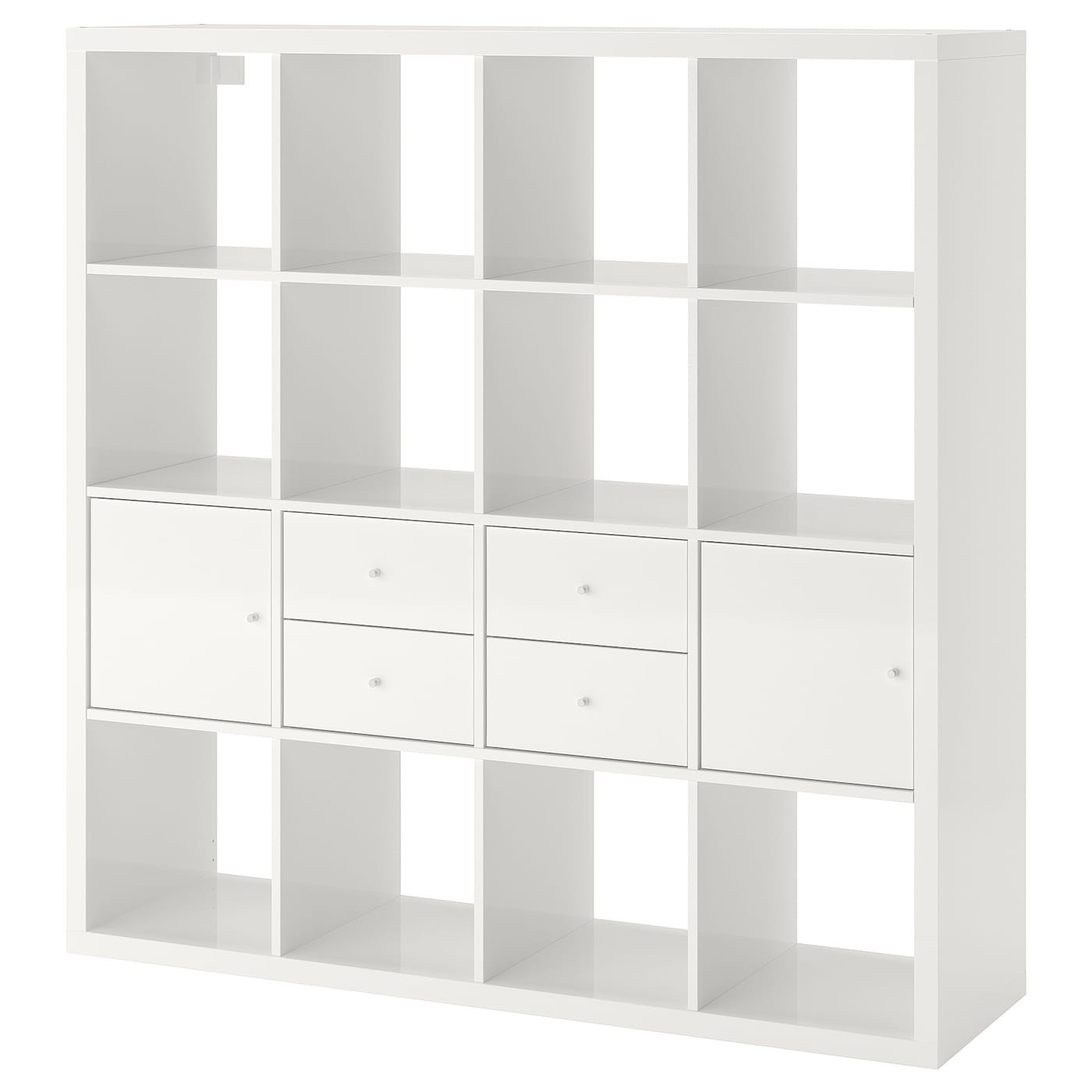 KALLAX Shelving unit with 4 inserts