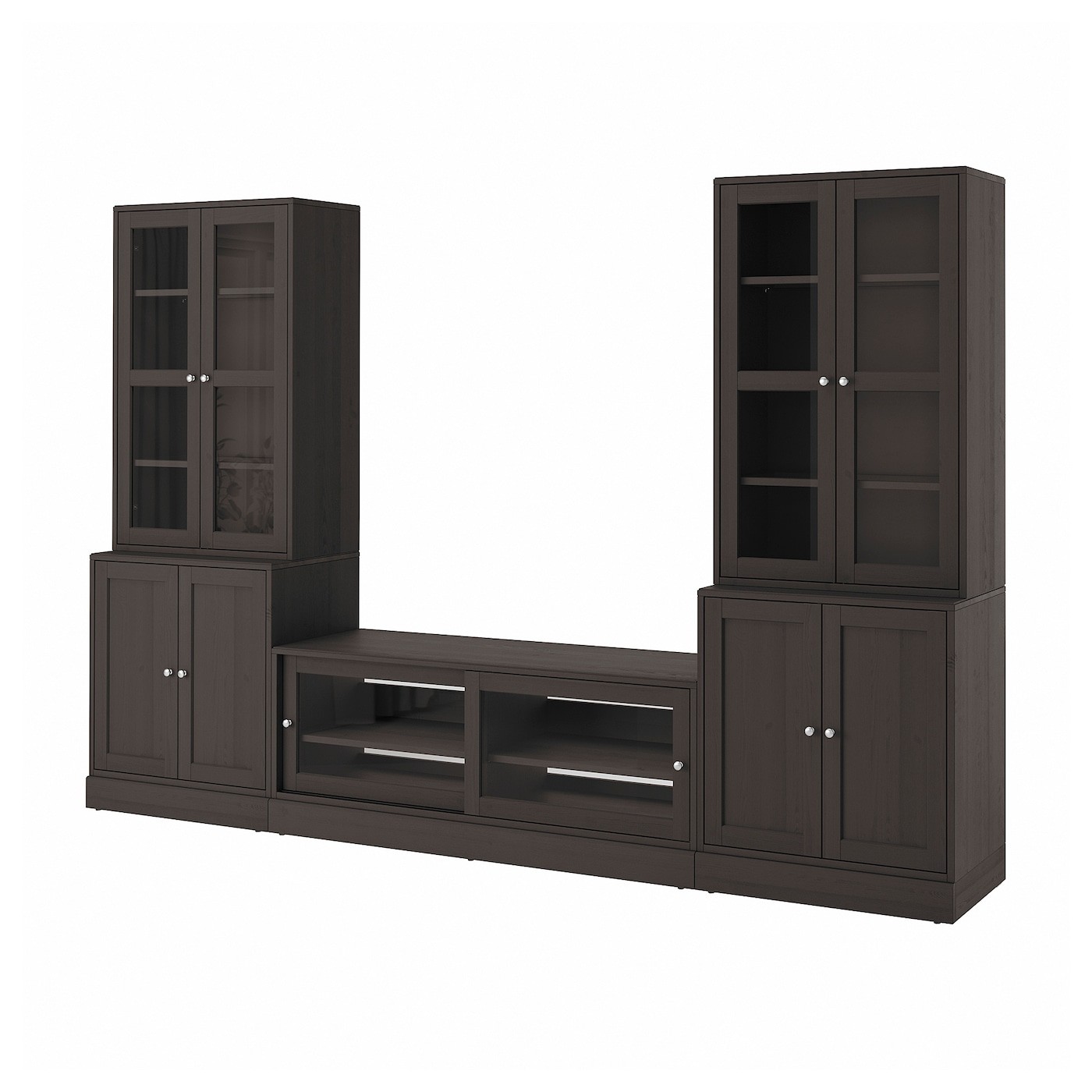 HAVSTA TV storage combination/glass doors