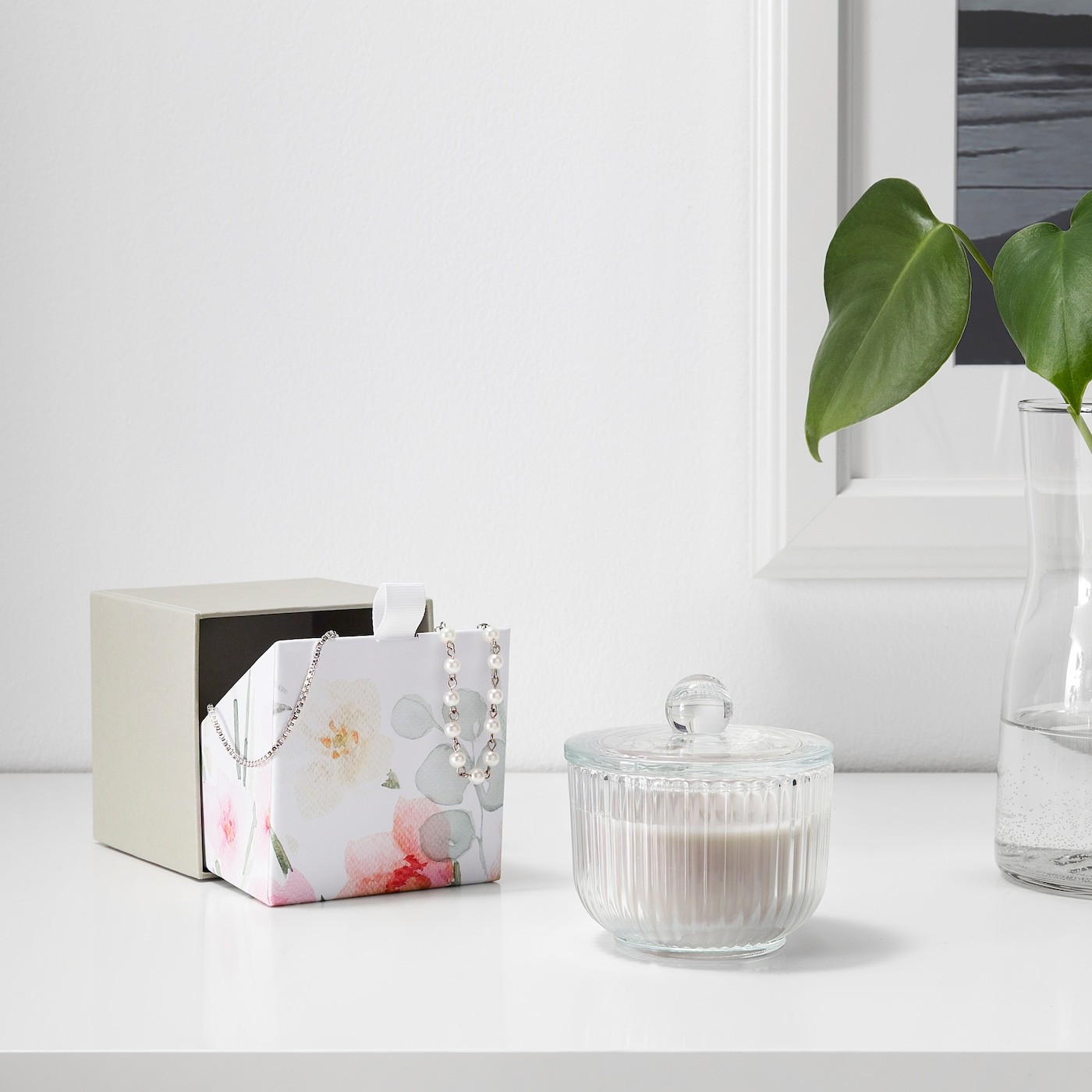 BLOMDOFT Scented candle in glass