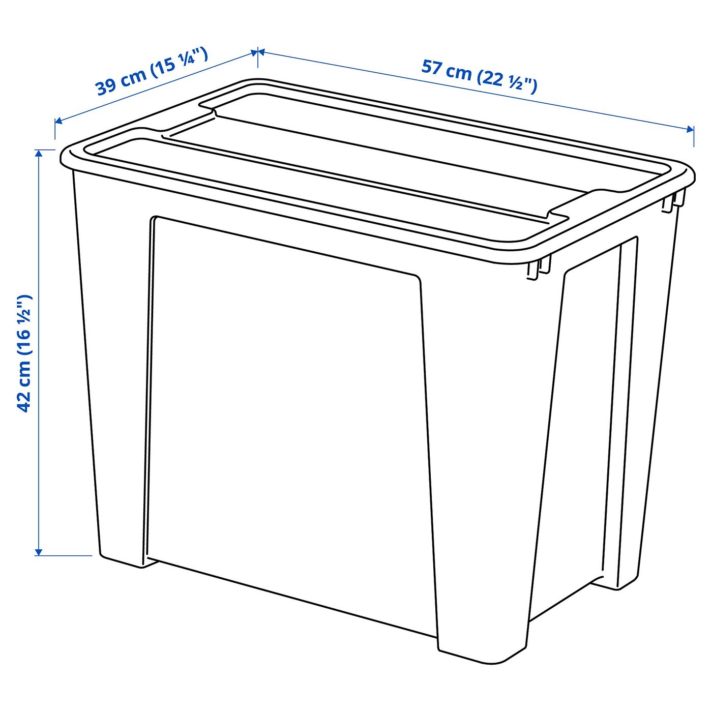 SAMLA Box with lid