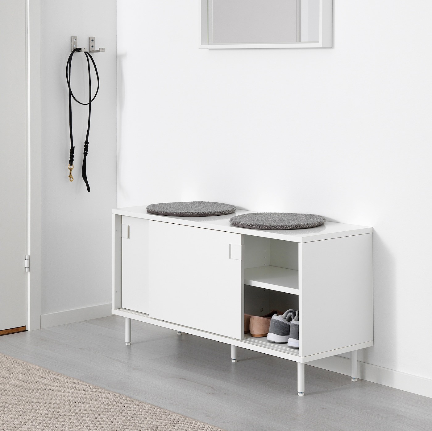 MACKAPÄR Bench with storage compartments