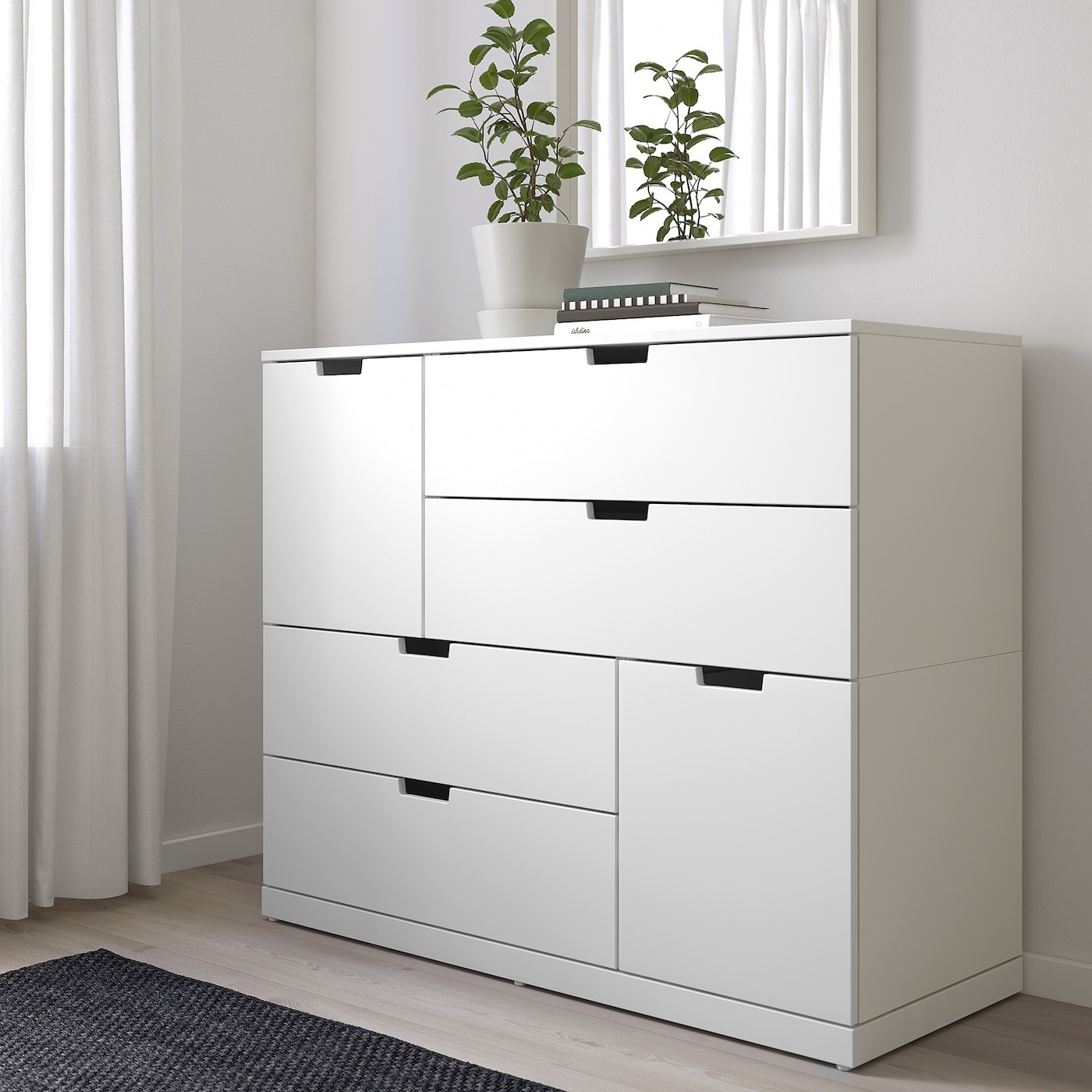 NORDLI Chest of 6 drawers