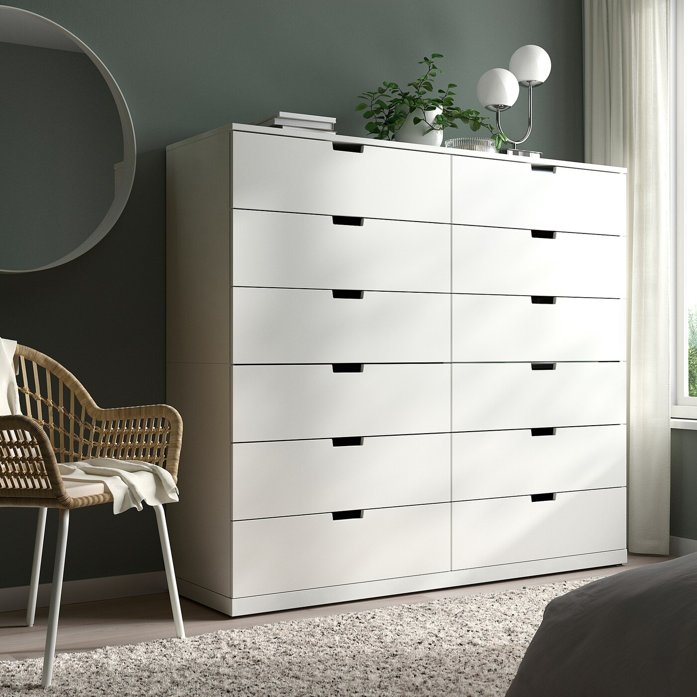 NORDLI Chest of 12 drawers