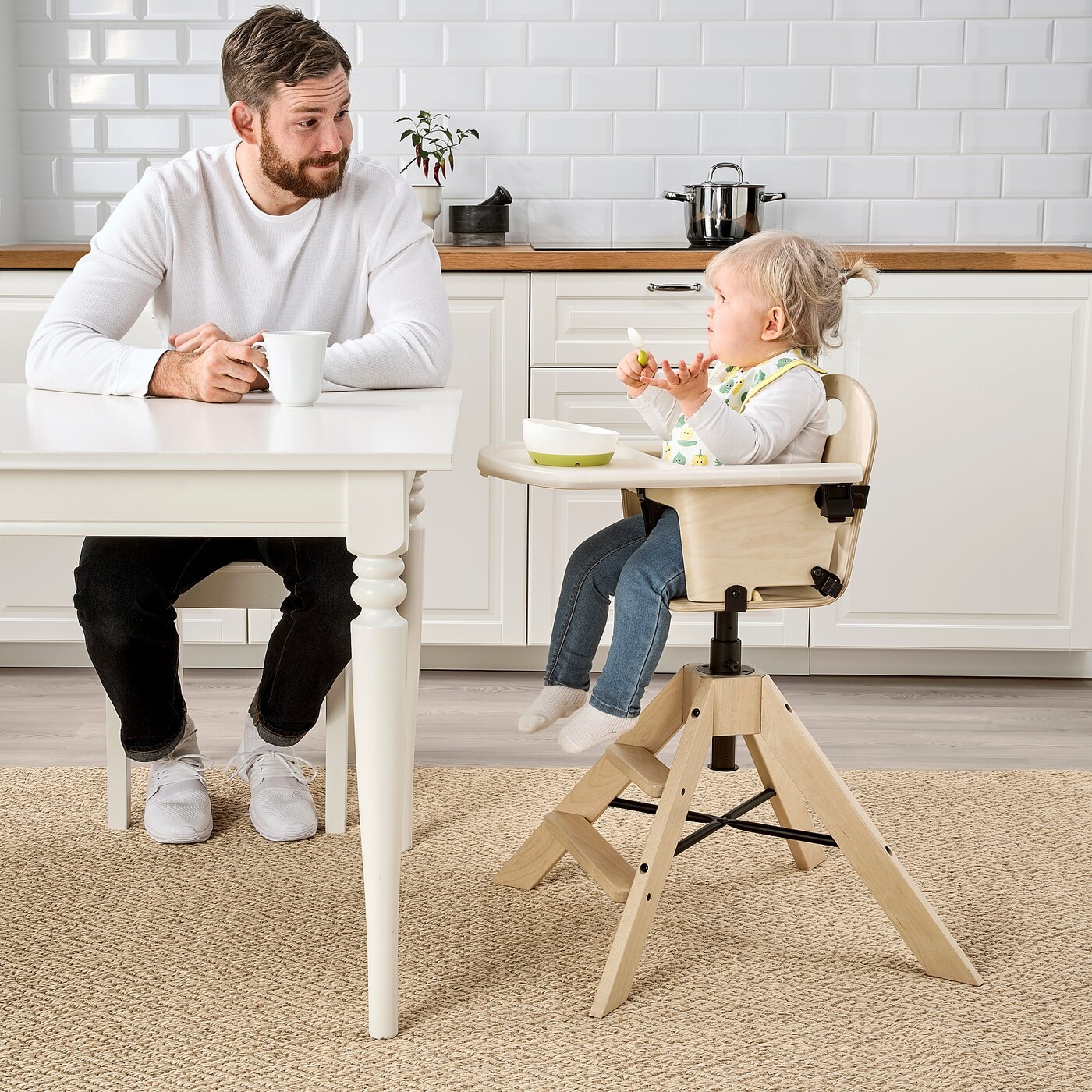 GRÅVAL Junior/highchair with tray