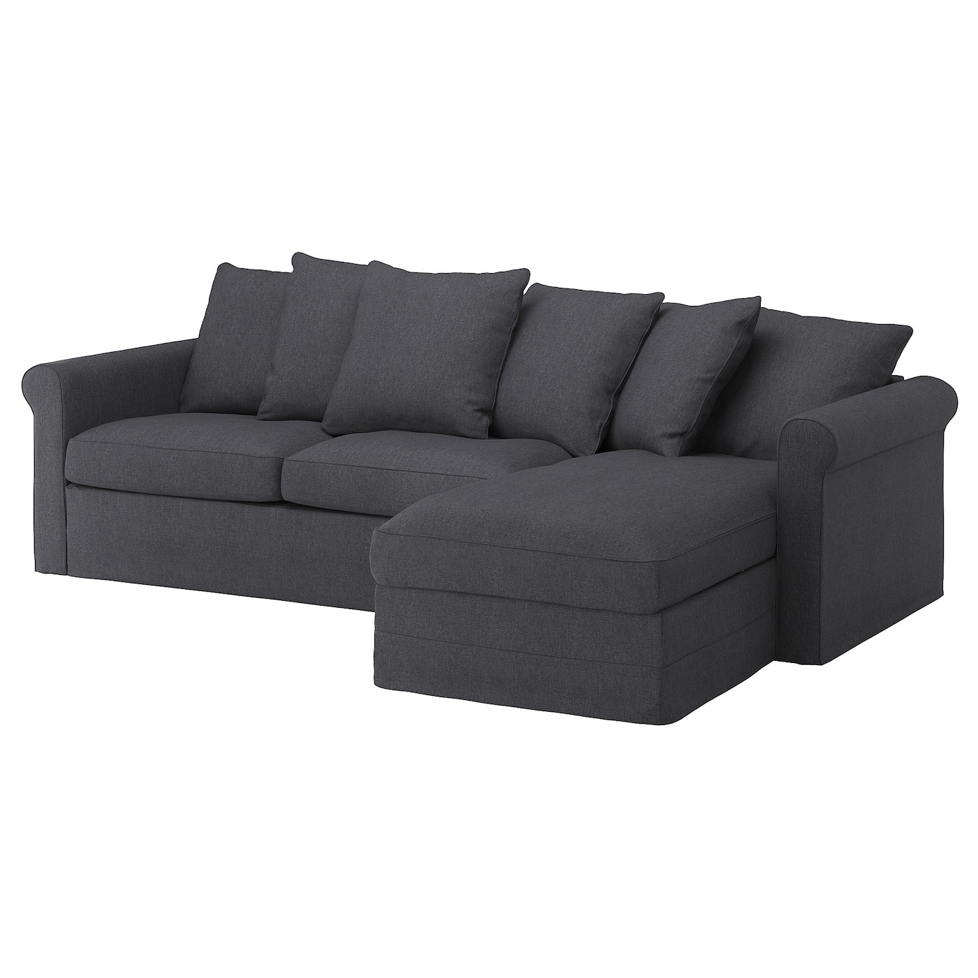 GRÖNLID Cover 3-seat sofa-bed w chaise lng