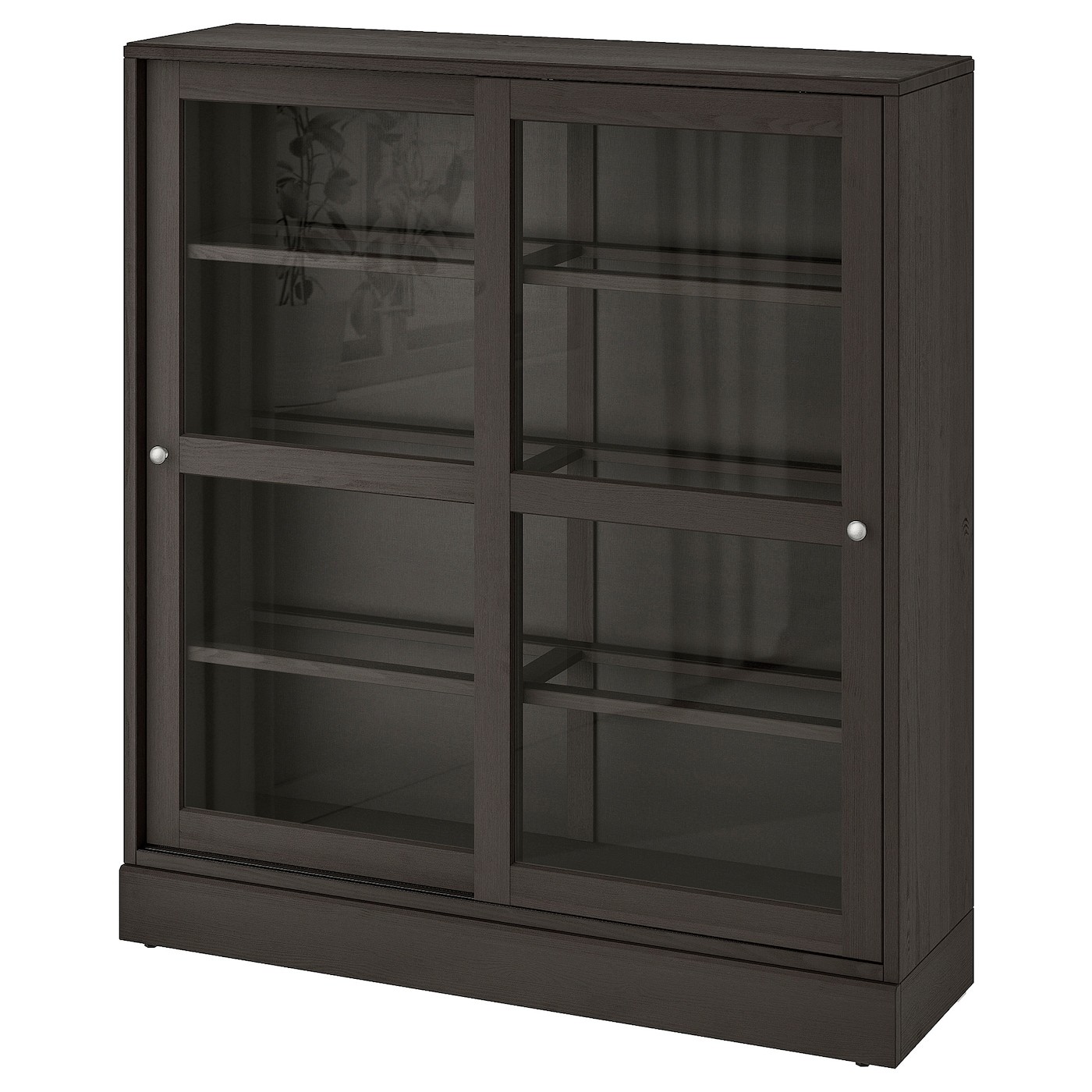 HAVSTA Glass-door cabinet with plinth