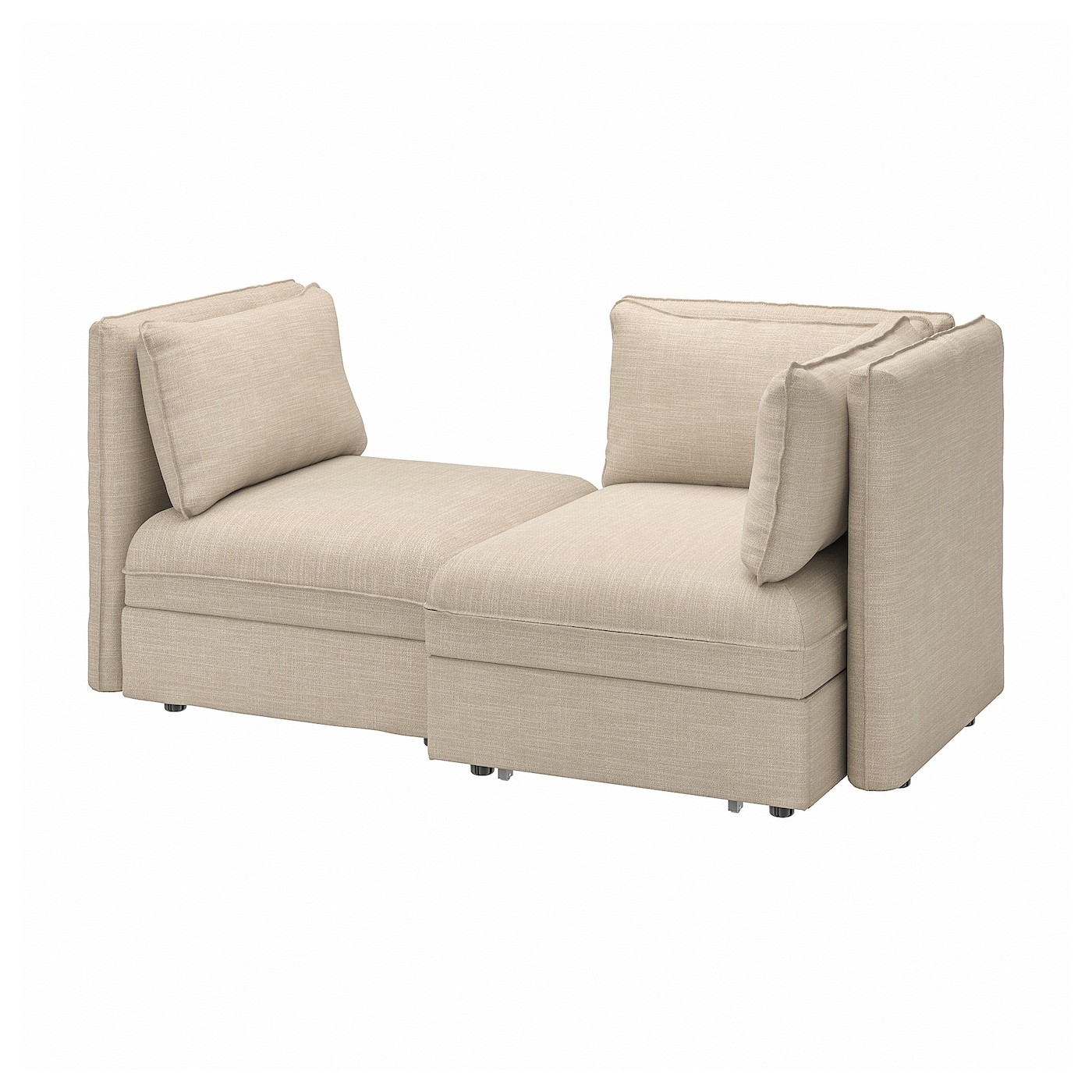 VALLENTUNA 2-seat modular sofa with sofa-bed