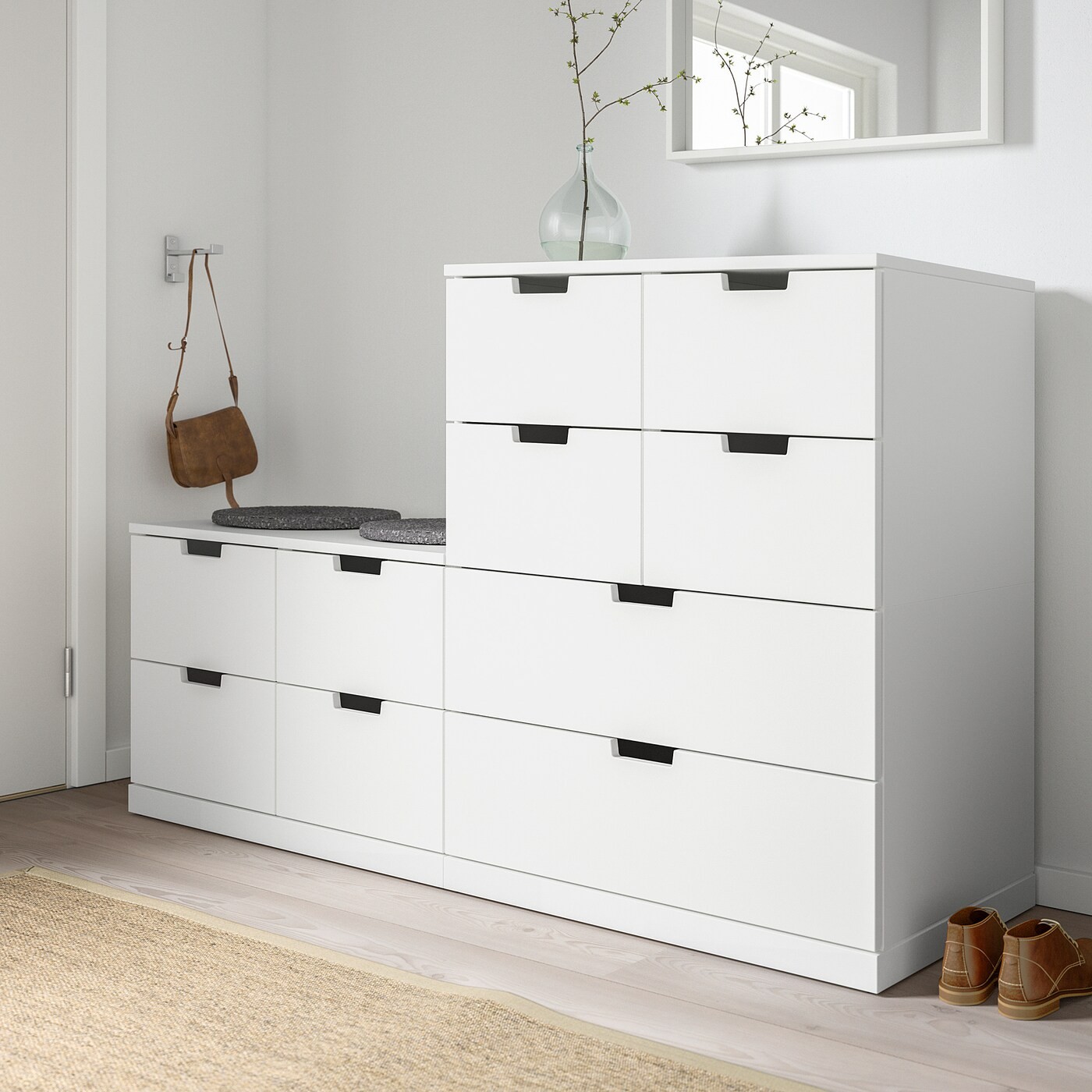 NORDLI Chest of 10 drawers