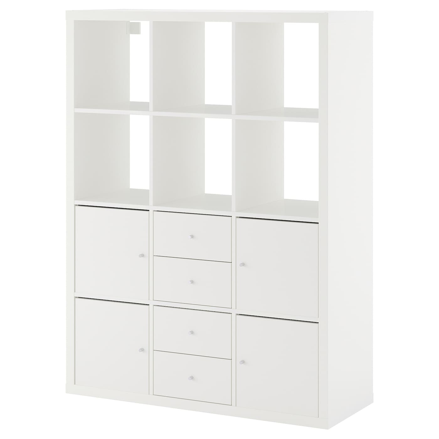 KALLAX Shelving unit with 6 inserts