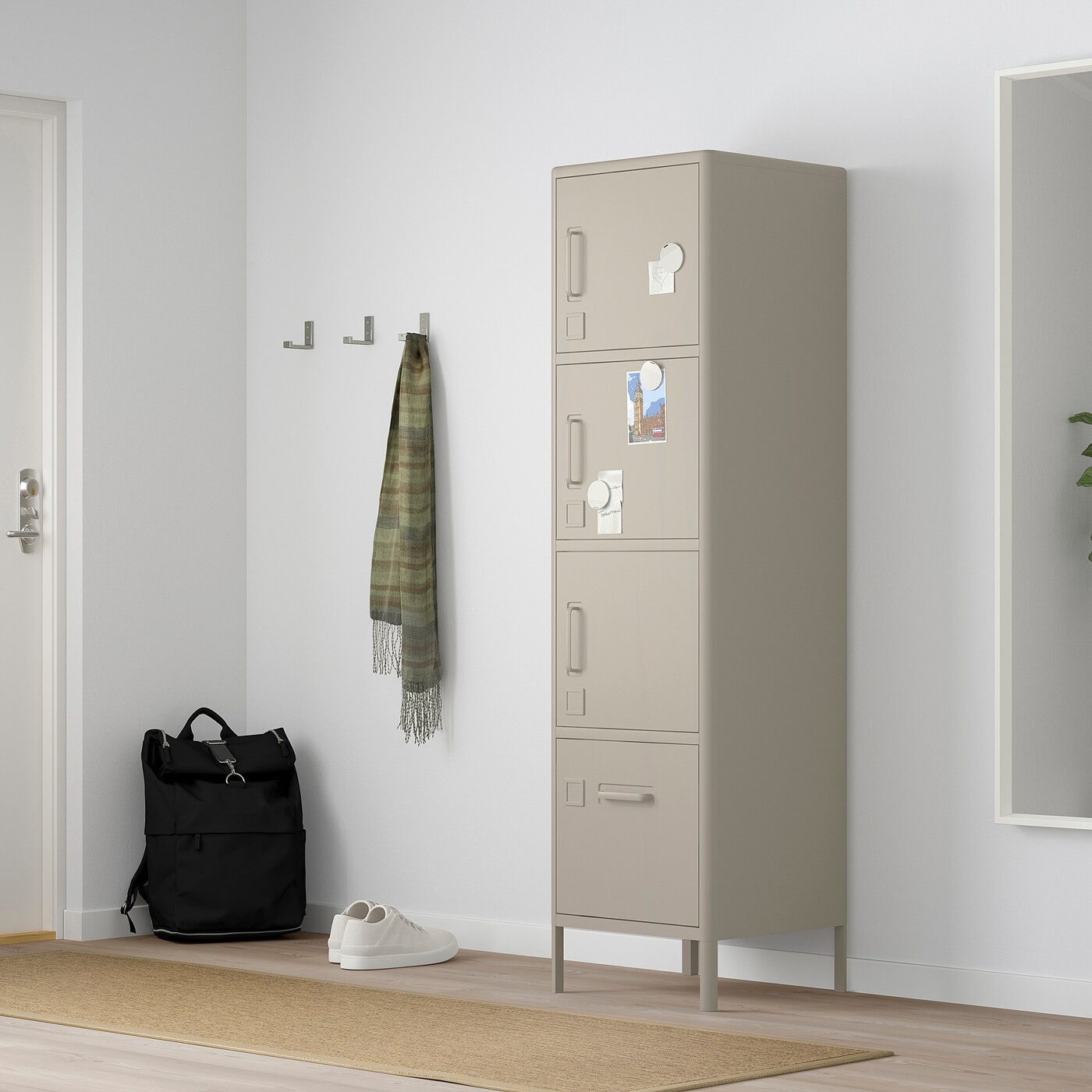 IDÅSEN High cabinet with smart lock