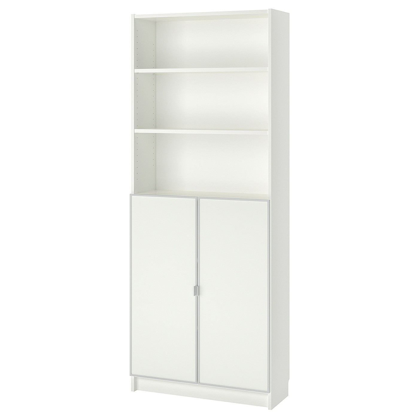 BILLY / MORLIDEN Bookcase with glass-doors