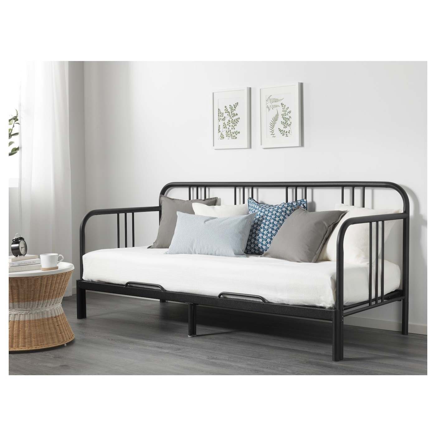 FYRESDAL Day-bed with 2 mattresses