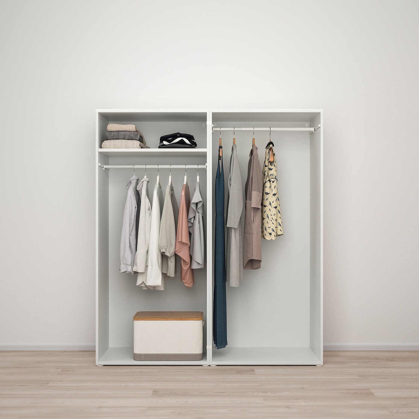 PLATSA Wardrobe with 4 doors