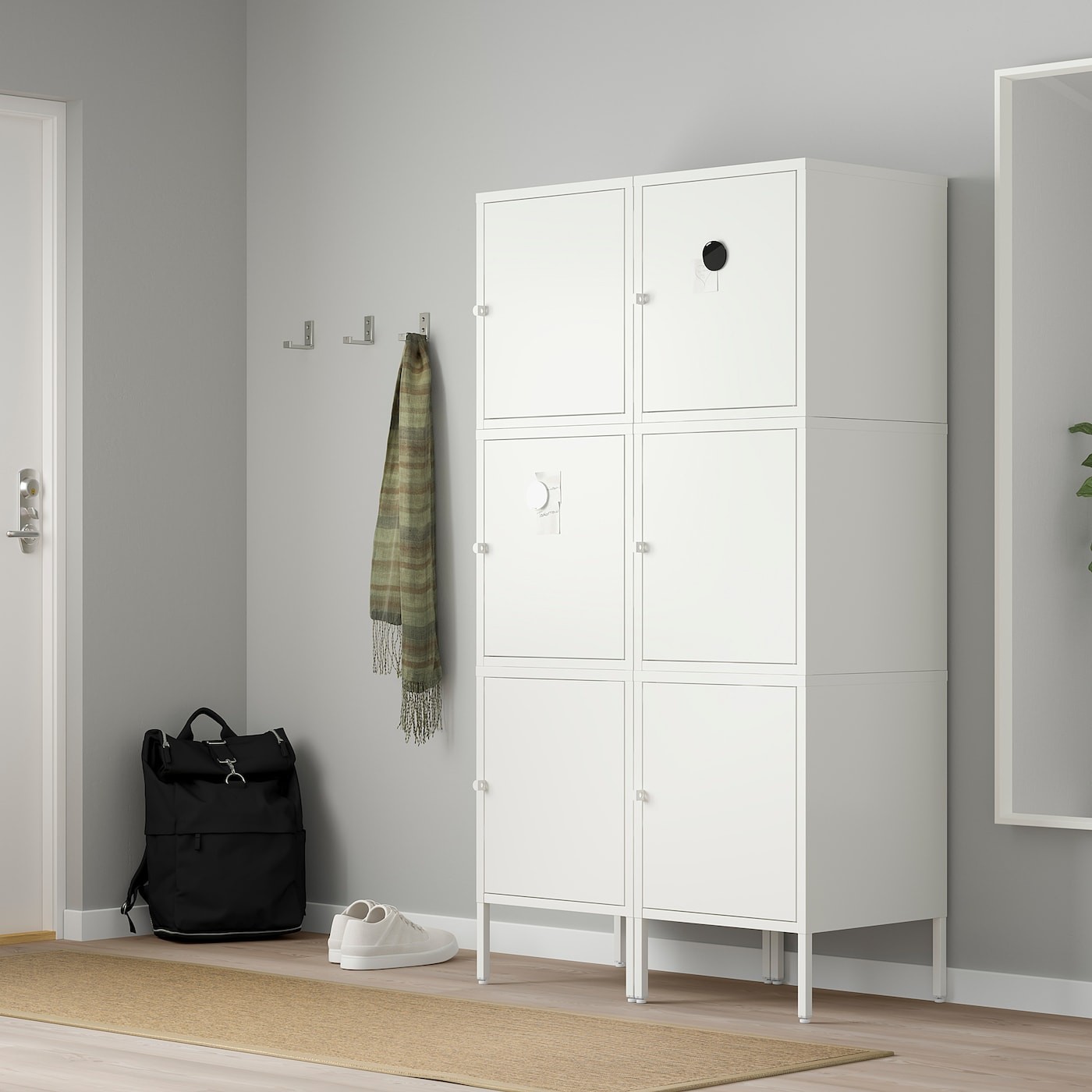 HÄLLAN Storage combination with doors