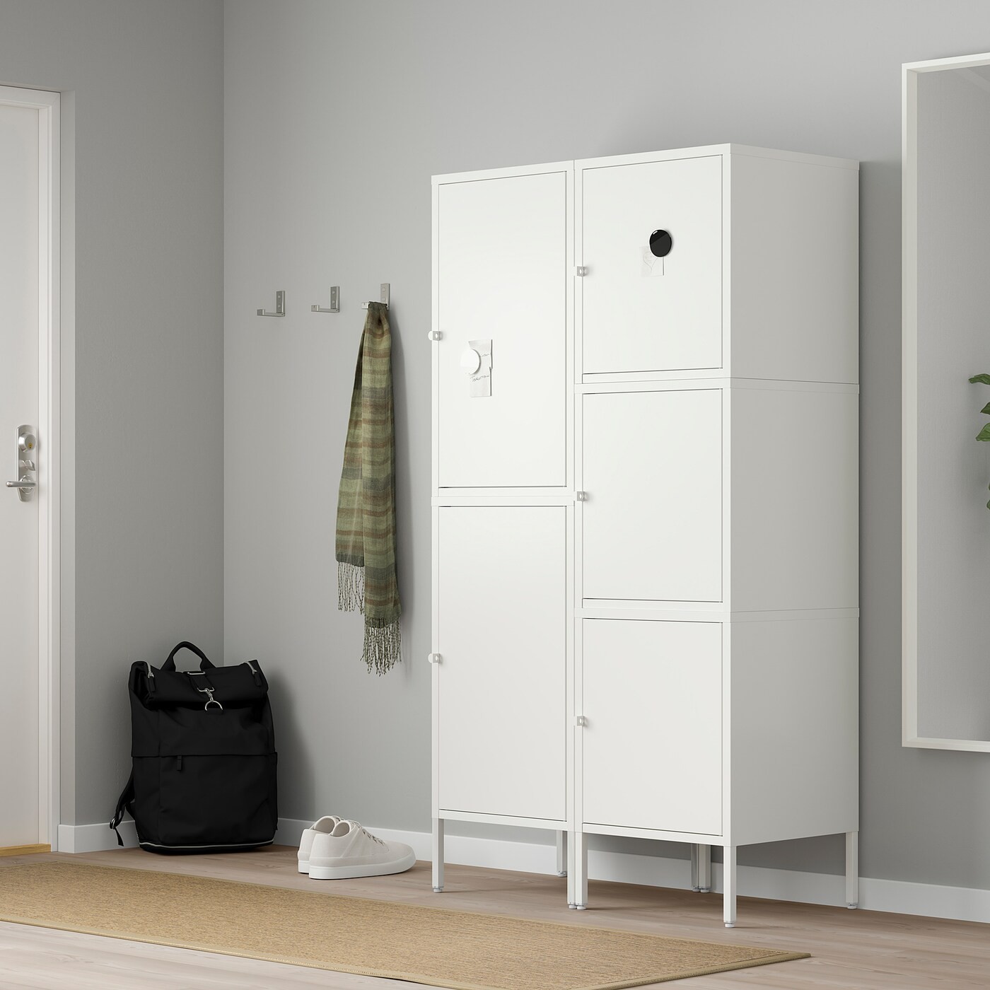 HÄLLAN Storage combination with doors