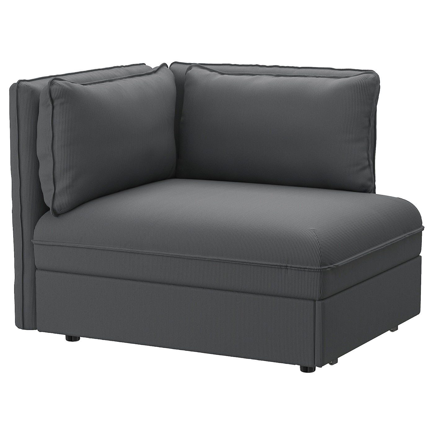 VALLENTUNA Sofa-bed module with backrests