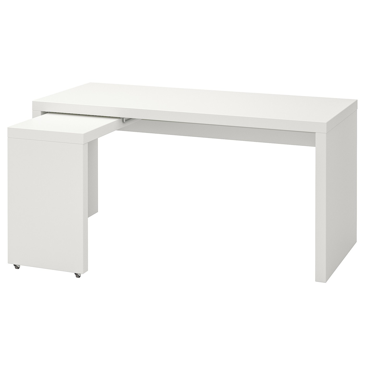 MALM Desk with pull-out panel