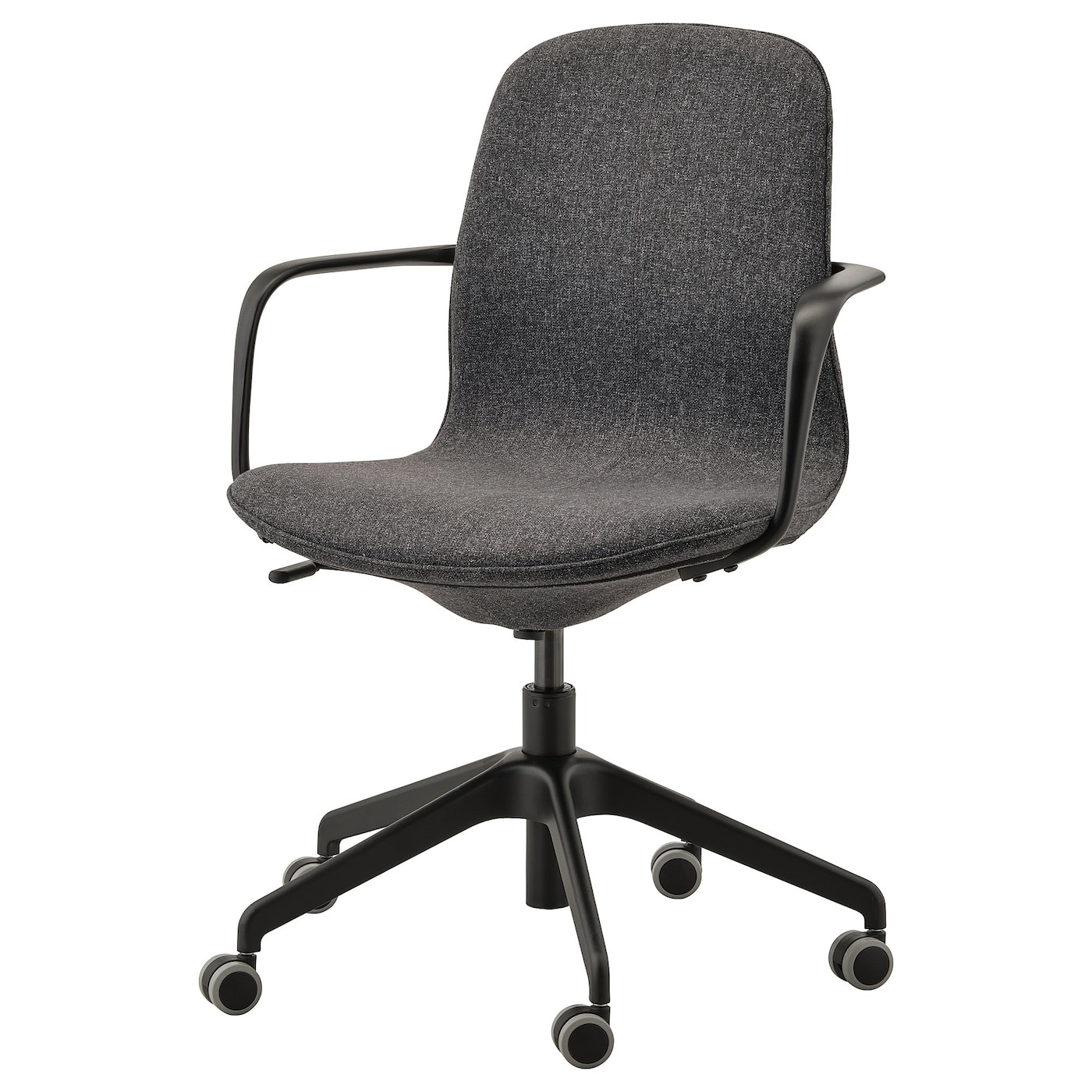 LÅNGFJÄLL Office chair with armrests