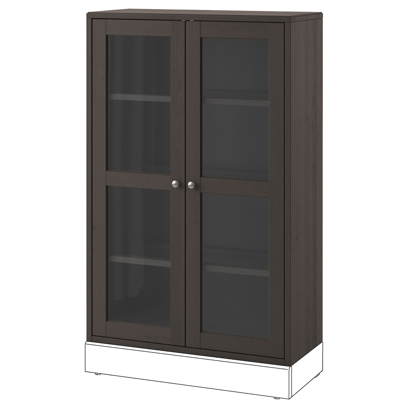 HAVSTA Glass-door cabinet