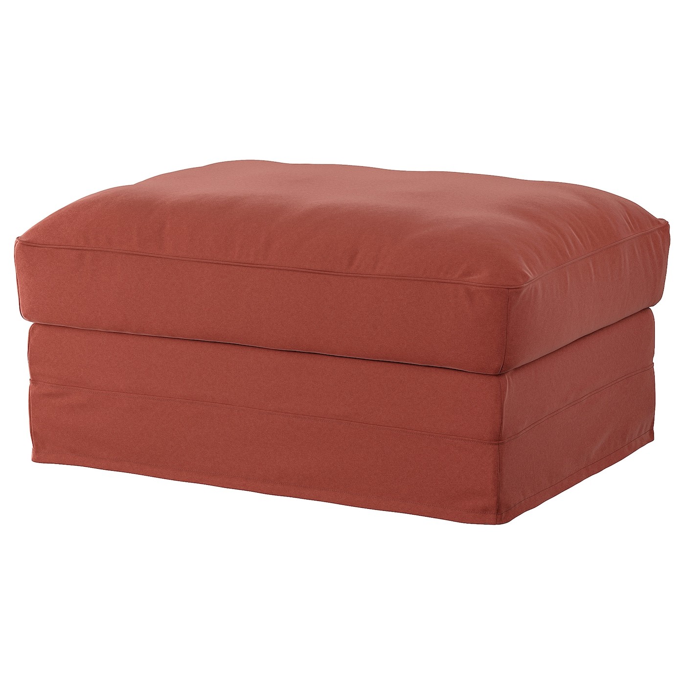 GRÖNLID Footstool with storage