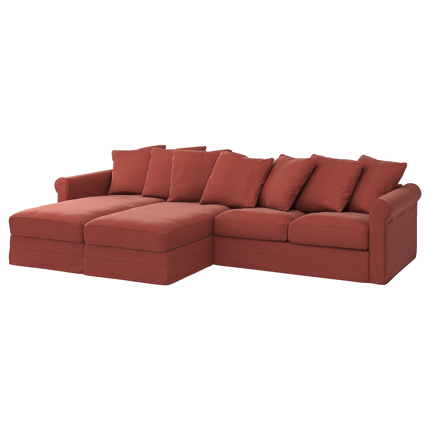 GRÖNLID 4-seat sofa with chaise longues