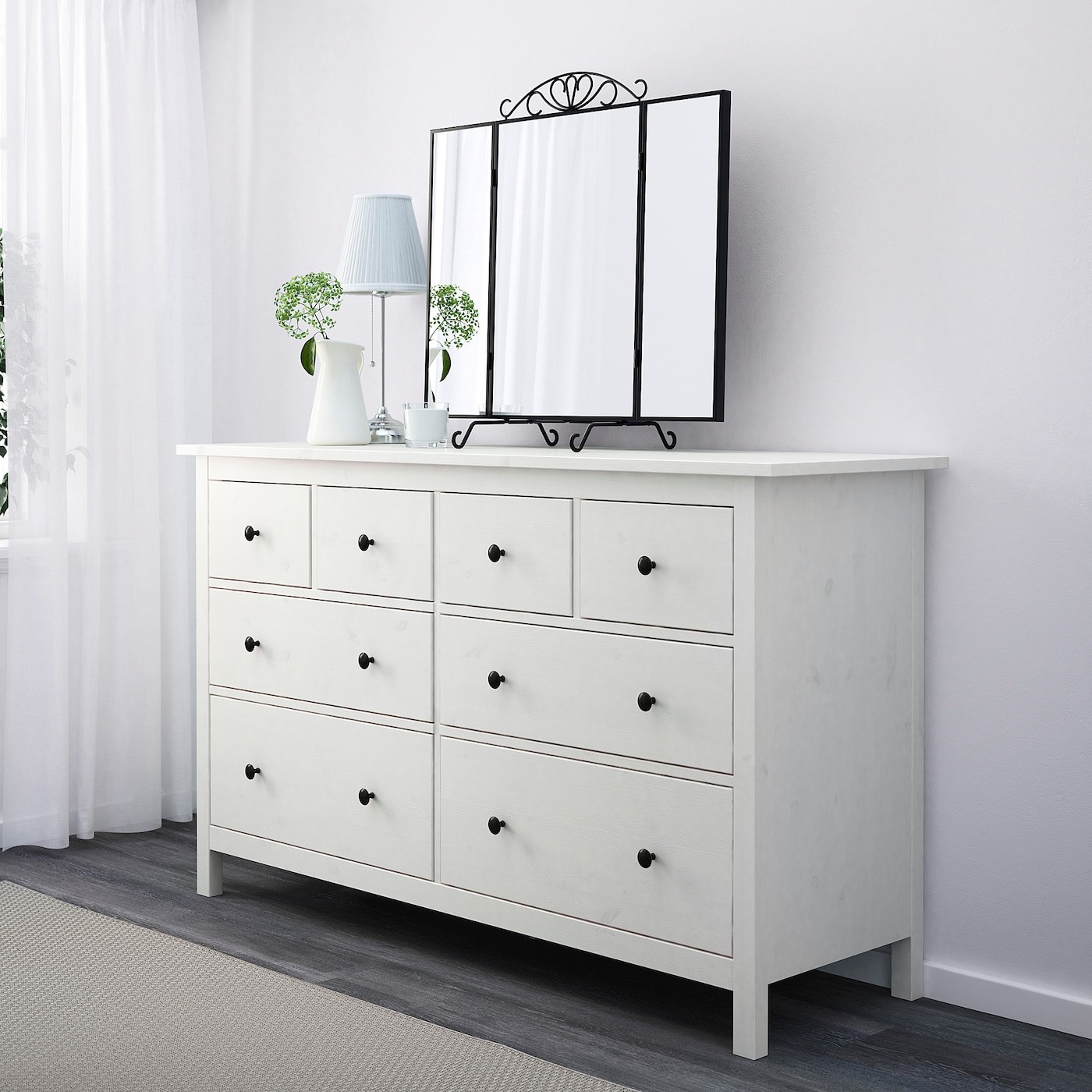 HEMNES Chest of 8 drawers