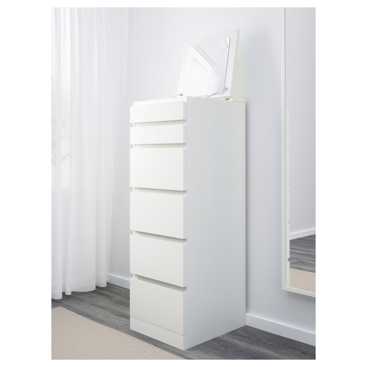 MALM Chest of 6 drawers