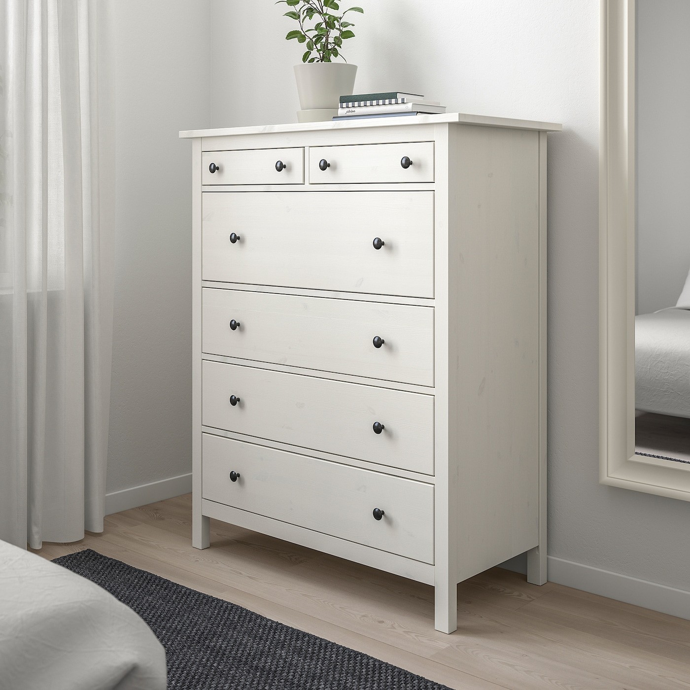 HEMNES Chest of 6 drawers