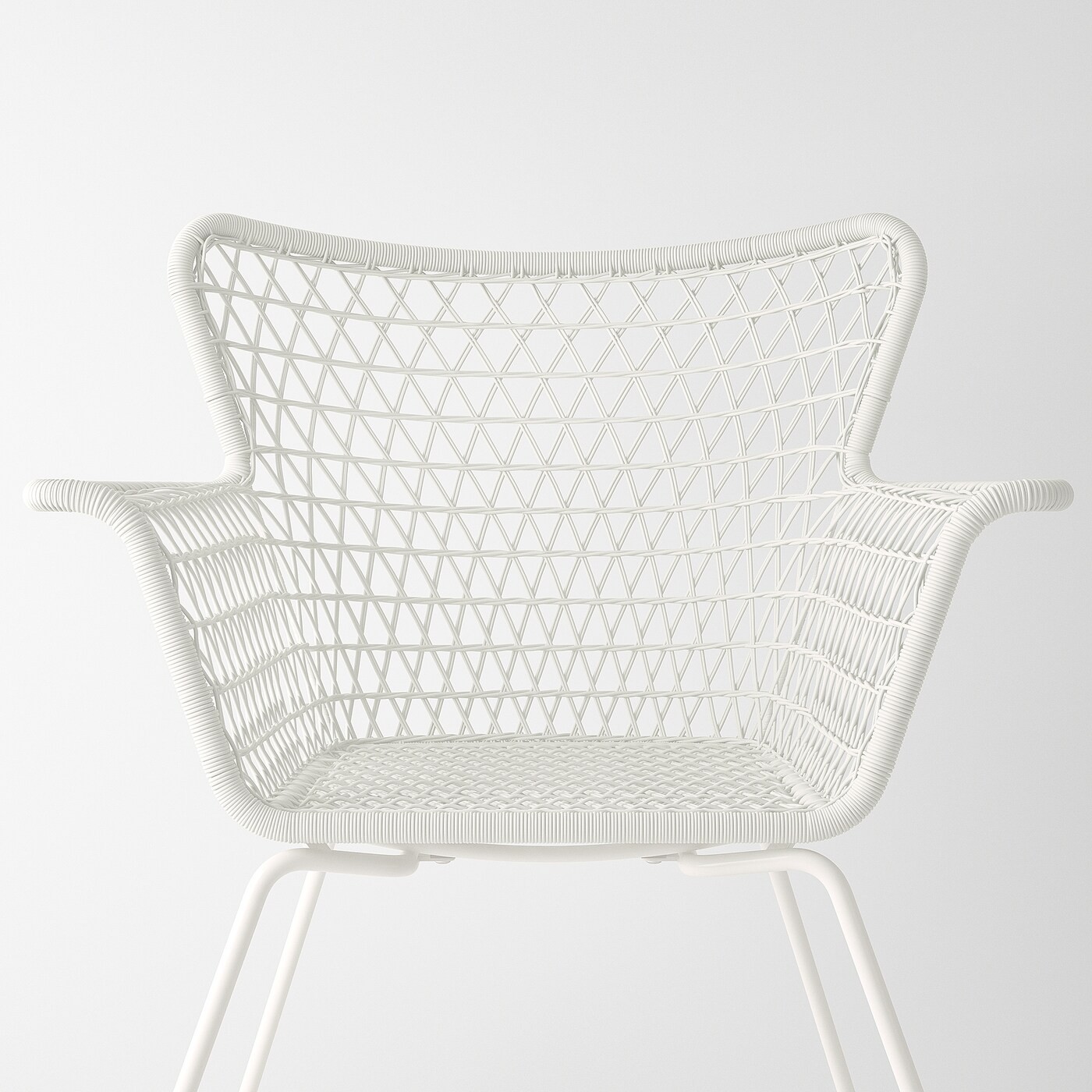 HÖGSTEN Chair with armrests, outdoor