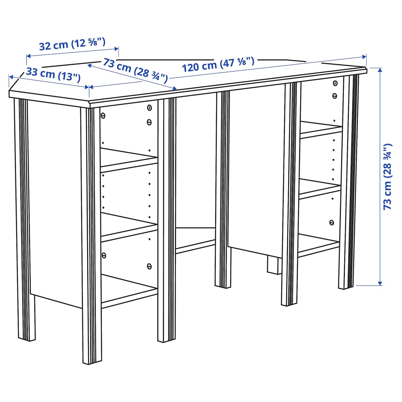 BRUSALI Corner desk