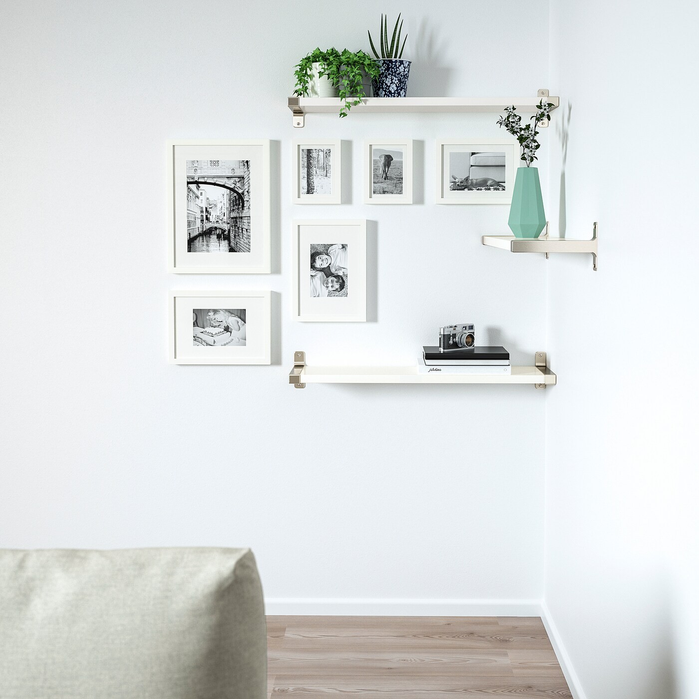 BERGSHULT / GRANHULT Wall shelf combination