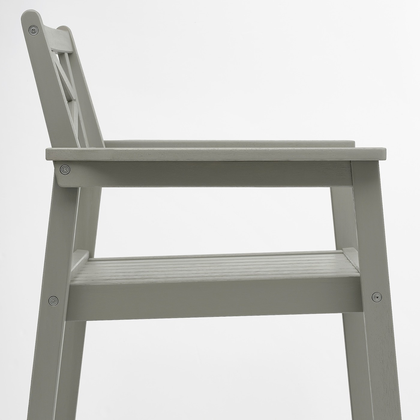 BONDHOLMEN Chair with armrests, outdoor